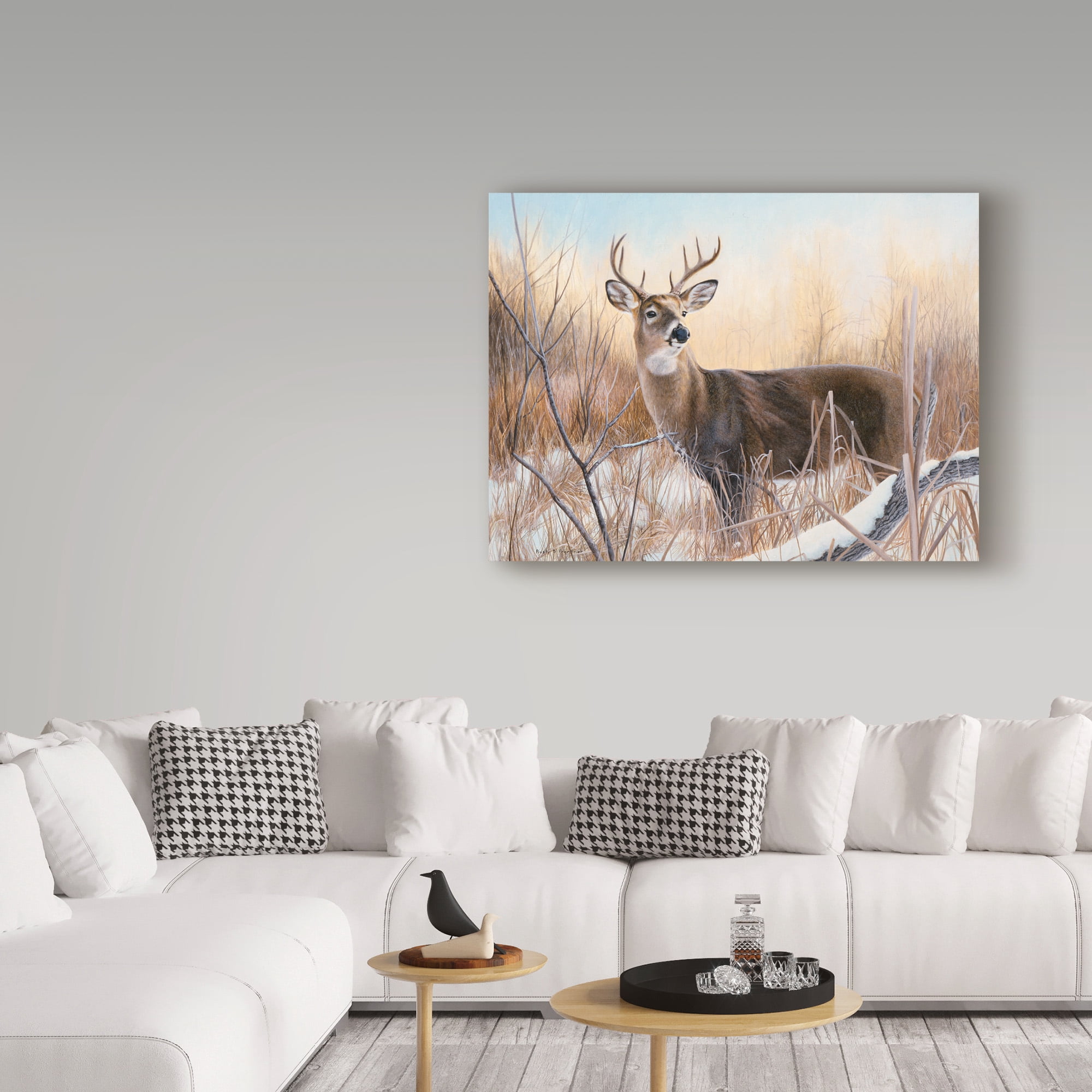 Trademark Fine Art 'Big Buck' Canvas Art by Rusty Frentner