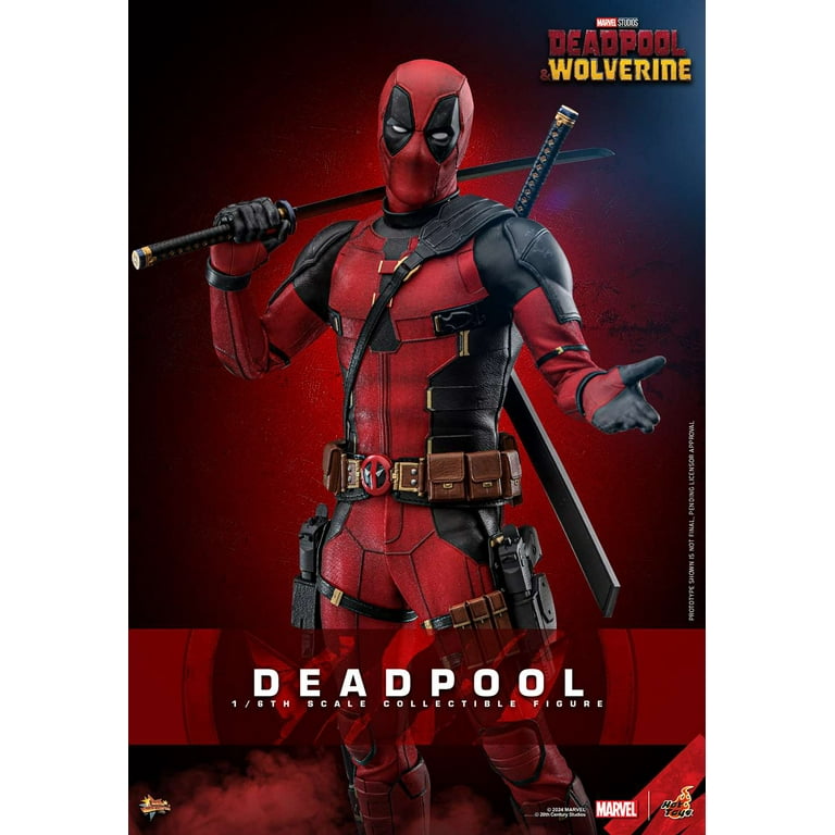 Hot Toys 1/6 Scale Deadpool Action Figure - Walmart.com