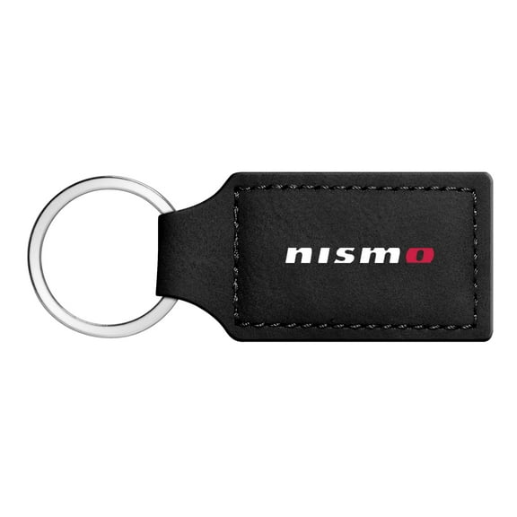 for NISMO Rectangular Black Leather Key Chain