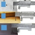 thumbnail image 6 of Vernier Caliper 0-7.8 Inch Stainless Steel Parallel Marking Vernier Caliper With 2 Needles, Clear Scale, Polished Marking Gauge Measuring Tool marking vernier caliper 0-200, 6 of 8
