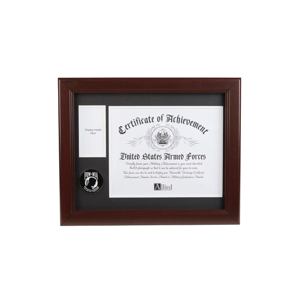 Allied Products POW MIA Medallion 8-Inch by 10-Inch Certificate and Medal Frame