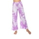 thumbnail image 4 of Gibobby Leggings yoga mujer Cómodos pantalones largos informales con efecto tie-dye para mujer, pantalones estampados de yoga, pantalones anchos de (Rosa,XL), 4 of 5
