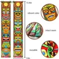 thumbnail image 3 of Suministros de decoración de fiesta hawaiana, cartel de puerta, tótem Tiki, Aloha, hawaiana, Luau, Moana Tropical, decoraciones de fiesta de cumpleaños, 3 of 4