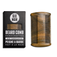 thumbnail image 1 of 6IXMAN™ - SANDALWOOD COMB – BEARD, HAIR & MOUSTACHE COMB – For Medium to Long Beards – Double Sided, No Tug, Anti-static, Rounded Teeth, Pocket Sized, Natural Scent, 1 of 2