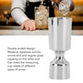 thumbnail image 4 of Jigger De Cóctel De Acero Inoxidable, Taza Medidora De Doble Cabezal De Acero Inoxidable De Doble Medida De Alta Precisión Con Medidas En El Interior Para Fiestas Familiares, 4 of 7