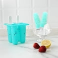 thumbnail image 3 of Round Silicone Ice Pop Molds-4 Teal, 3 of 4