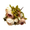 thumbnail image 1 of Inteprter Flores falsas realistas Amplia aplicación y elegante apariencia realista Flor de peonías artificiales Flores artificiales champán, 1 of 6