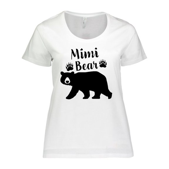 Inktastic Mimi Bear in Black Women's Plus Size T-Shirt