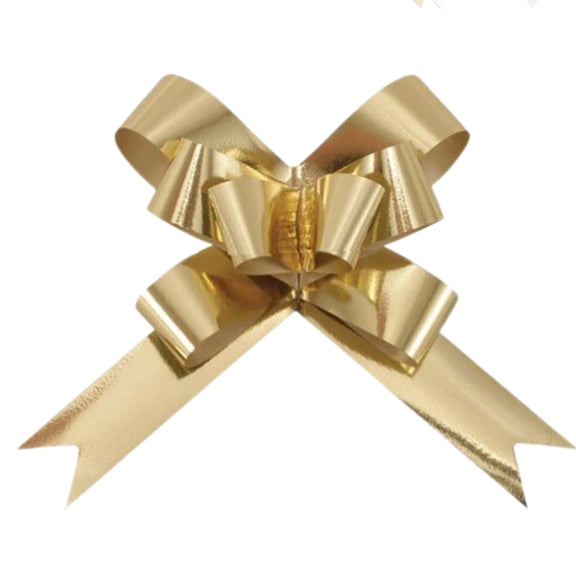 LoonBalloon 4" Butterfly Gift Bow‚ Gold (10-Pack)