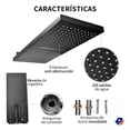 thumbnail image 3 of Cabezal de Ducha Picool Regadera Tipo Lluvia Cascada de Acero Mate, 3 of 8