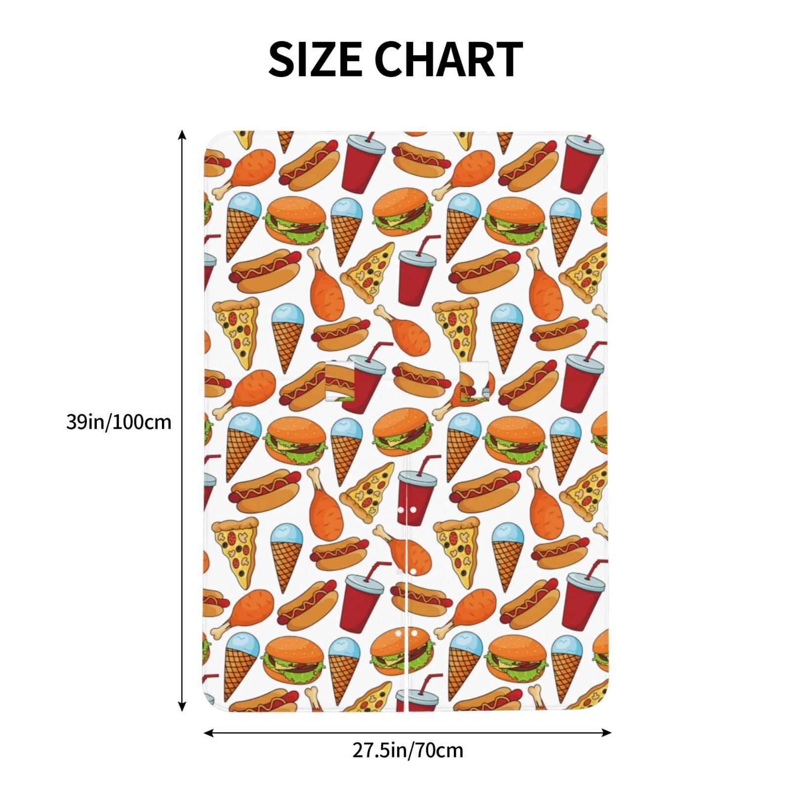 Naloa Hot Dog Burger Baby Car Seat Cover, Breathable Baby Carrier Cover, Multiuse Baby Carrier Cover & Nursing Breastfeeding Cover