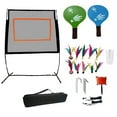 thumbnail image 3 of Red de bádminton con raquetas y soporte para hombre y mujer, con bolsa de almacenamiento, portátil, para deportes al aire libre, playa y interior., 3 of 8