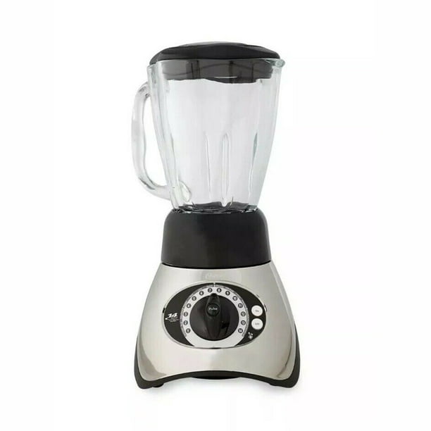Oster 6854 Stainless Steel Pro Blade 14 Speed 6 Cup Blender, Brushed