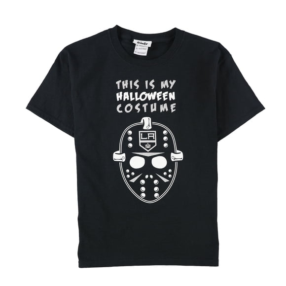 Rinky Boys Halloween Costume Graphic T-Shirt, black, Big Kids (8-20), M