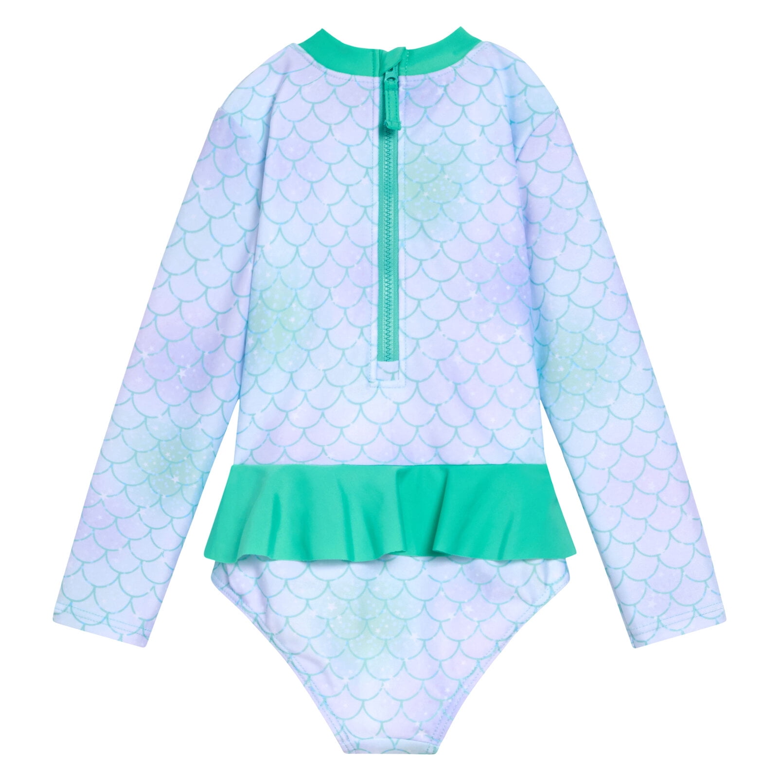 Disney Princess Little Mermaid Ariel UPF 50+ One Piece Bathing Suit Toddler to Kid