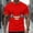 Red, variant on Men's Funny Elderly T-shirt Short Sleeved T-shirt Round Neck Shirt Casual Daily Street Top Men's Top