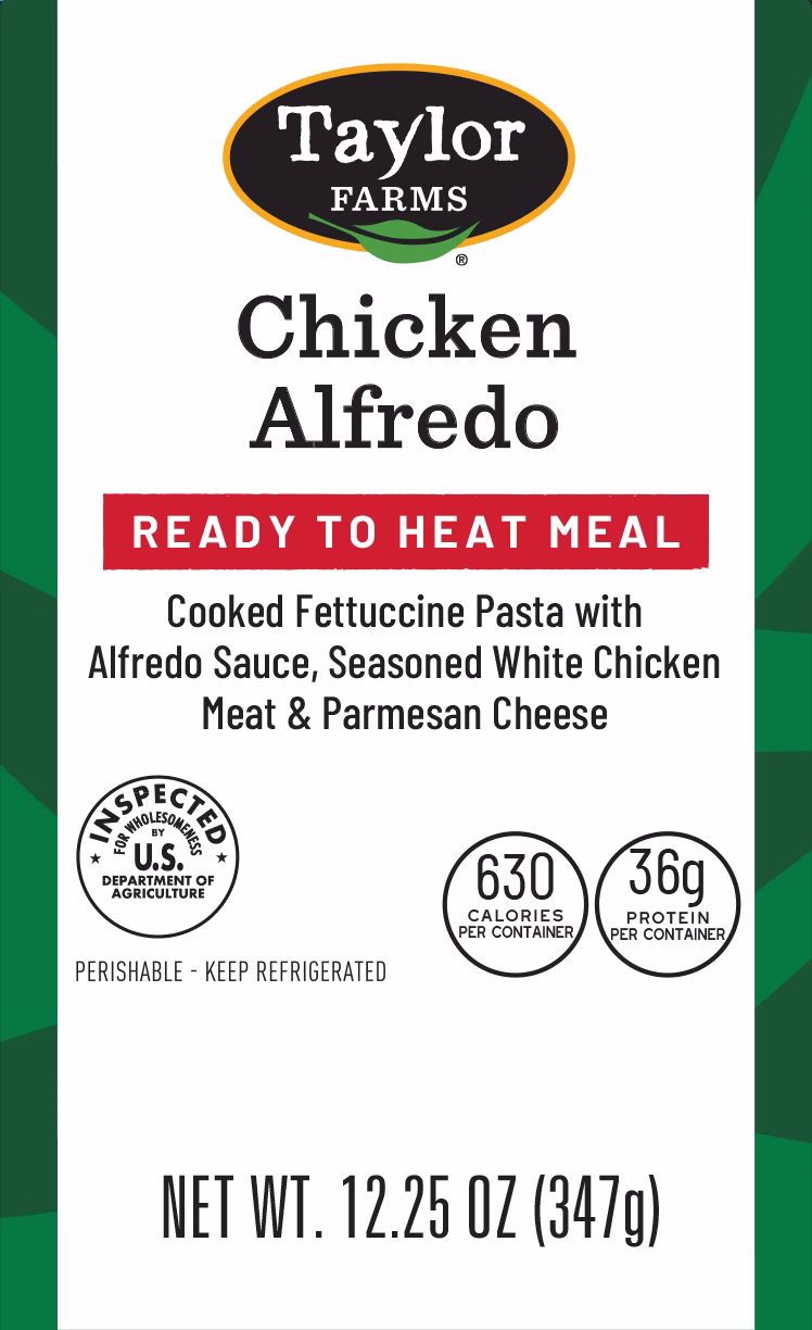thumbnail image 5 of Taylor Farms Chicken Alfredo, Microwave Ready Single Serve Meal, 12.25 oz, Fresh, 5 of 5
