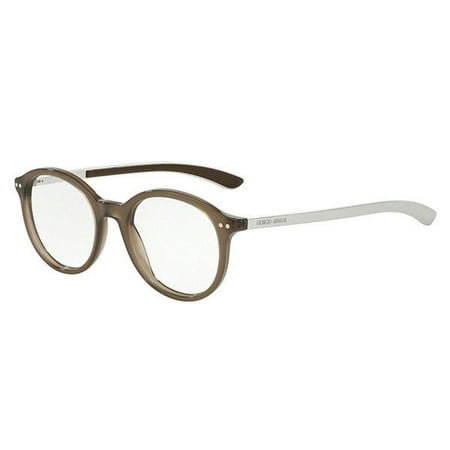 Giorgio Armani AR7065-Q 5363 Eyeglasses Brown Silver Frame 48mm
