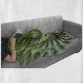 thumbnail image 6 of Cactus Soft Flannel Fleece Throw Blanket, Botanic Spikey Wild Nature Inspired Western Dessert Plant Flower Artwork Image Print, Cozy Plush for Indoor and Outdoor Use, 50" x 70", Green, by Ambesonne, 6 of 6
