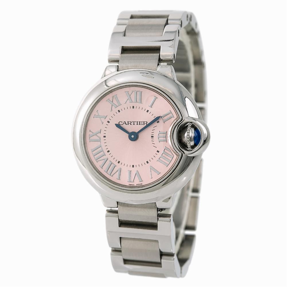Pre-Owned Cartier Ballon Bleu W6920038 Steel Women Watch (Certified  Authentic \u0026 Warranty) - Walmart.com