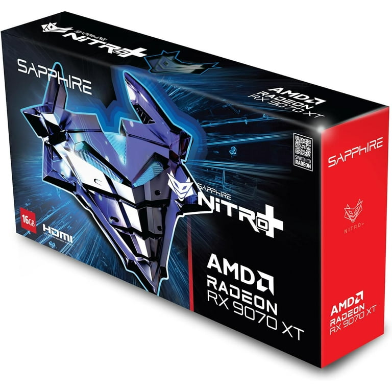 Sapphire 113480120G Nitro+ Radeon RX 9070 XT Gaming OC Graphics