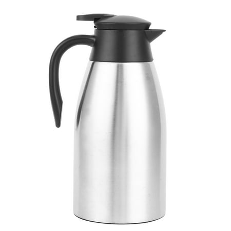 

Spptty Home Accessory Water Kettle 2L Water Kettle Portable 304 Stainless Steel Insulation Pot Bottle for Home Office Use