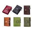 thumbnail image 2 of Xingzhi Compact Leather Wallet With Multiple Pouches Stylish And Practical Suffice Daily Cowskin Men Wallet brown, 2 of 6