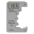 thumbnail image 1 of Digital Battery Tester Real Time LCD Display Universal Grey ABS Housing Battery Checker for Detection, 1 of 5