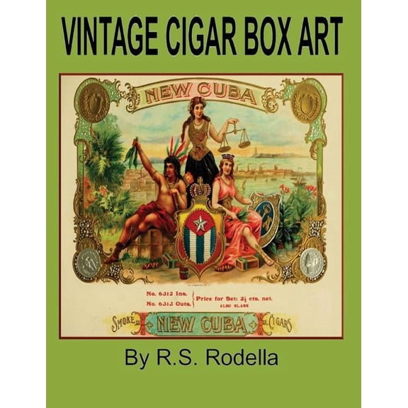 Vintage Cigar Box Art: Coffee Table Book, (Paperback)