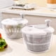thumbnail image 4 of SALAD Fruit And Vegetable Washer With Bowl And Mesh Basket Lettuce Vegetable Dryer, 4 of 9