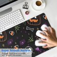 thumbnail image 4 of Long Mouse Pads for Desk,Colorful Halloween Icons Pattern Desk Mats on Top Of Desks, Desk Mouse Pad Extra Large with 3mm Non-Slip Base and Stitched Edge for Gaming,Office,Work,Home 35.4"x15.7", 4 of 6