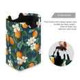 thumbnail image 3 of Yayeee Freestanding Laundry Hamper with Handle Collapsible Large Storage Basket for Clothes, Orange Fruit, 3 of 7