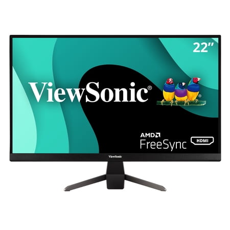 UPC: 0766907012217 | ViewSonic VX2267-MHD 22 Inch 1080p Gaming Monitor with 75Hz  1ms  Ultra-Thin Bezels  FreeSync  Eye Care  HDMI  VGA  and DP