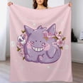thumbnail image 4 of Pokemon Gengar Throw Blanket Cute Flannel for Boys Girls Men Women, 4 of 7