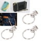 thumbnail image 5 of Round Head Rivet With Pull Rings, Silver Iron Material High Gloss Pull Rings Rivet 20 Sets For Shoes, 5 of 8