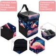 thumbnail image 2 of Flamingo Foldable Car Trash Can with Lid and Leak-Proof Hanging Storage Bag - Car Garbage Can, Car Trash Can, Trash Can for Car, 2 of 6