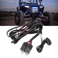 thumbnail image 1 of Double Color Wiring Harness Kit, High Low Beam Wiring Harness Kit 40A 6.56ft  for LED Cubes Work Lights, 1 of 8