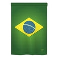 thumbnail image 2 of Breeze Decor 08090 Brazil 2-Sided Vertical Impression House Flag - 28 x 40 in., 2 of 2