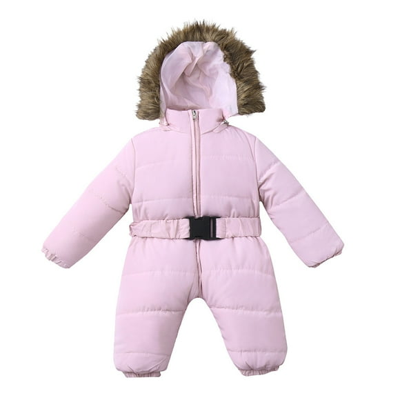 Kcodviy Winter Jacket Outfit infant Snowboard Jacket and Pants Warm Thick Girl Coat Youth Overall Pants Hooded Boy Baby Jumpsuit Boys Snowsuit Size 8 Romper Boys Outfits&Set