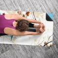 thumbnail image 5 of Tree Yoga Mat Towel with Feature, Storage Bag, 72.8"x26.8" - Yoga, Pilates, Fitness, Gym Towel, 5 of 6