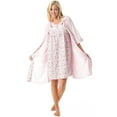 thumbnail image 2 of Casual Nights Women's Sleepwear 2 Piece Nightgown and Robe Set - Pink, 2 of 2