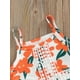 thumbnail image 5 of SAYOO Conjunto de Falda Infantil de 2 Piezas, Camisola de Patchwork con Tirantes de Espagueti con Estampado Floral para Niñas Bebés + Falda de Color Sólido Ahuecada con Cinturón SAYOO Moda, 5 of 8