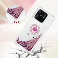 thumbnail image 3 of Funda para Xiaomi Redmi 10C con Brillo Líquido Flotante, Purpurina, Parachoques y Anillo Giratorio Soporte, 3 of 5