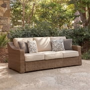 Signature Design by Ashley Caribou Crystal Outdoor Sofa with Cushion