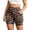 L121-Coffee, variant on xfsWaSs Plus Size Biker Shorts with Pockets for Women High Waisted Workout Shorts Leopard Print Soft Yoga Running Athletic Gym Shorts