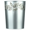 Mainstays Silver Leaves Bathroom Trash Can, 1 Each - Walmart.com