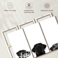 thumbnail image 6 of Elephant Stock Adorable Puppies Wall Art - Horizontal Multi Panel Canvas - Living Room Wall Decor - Animal Multi Panel - White And Black Decor - 45" x 28", 6 of 8
