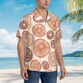 thumbnail image 5 of Disketp Hawaiian Shirts For Men,Mushrooms2 Print Mens Casual Short Sleeve Button Down Shirts Beach Shirt, 5 of 8