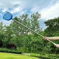 thumbnail image 4 of Jiaeri Heavy Duty Swimming Pool Skimmer Net with Telescopic Aluminum Pole, Fine Mesh Leaf Rake for Inground and Above Ground Pools, Professional Pool Cleaning Tool for Removing Leaves and Debris, 4 of 8