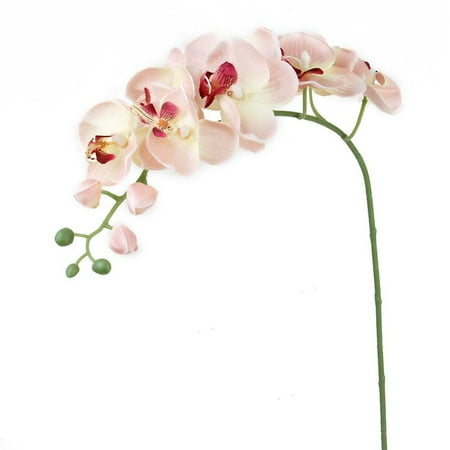 Pink Flower Shape - Artificial Butterfly Orchid Flower Plant Home Decoration (Pink)